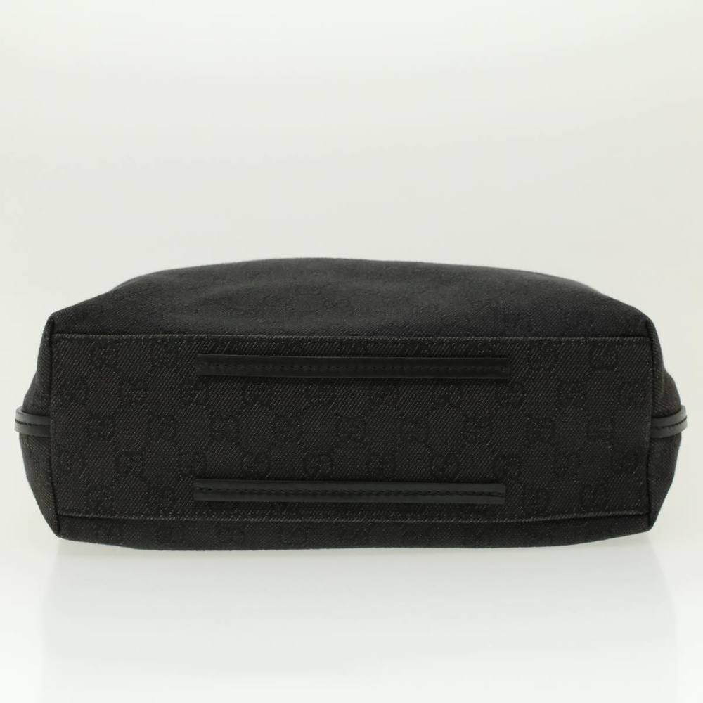 GUCCI GG Canvas Shoulder Bag Black 101341 Auth ki2878 - Picture 5 of 16